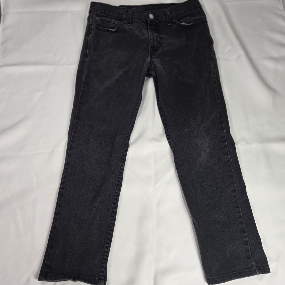 Levi's 511 Slim Fit Jeans Black Wash Tag 29x30 measured 28x26‎ Red Tab (R) only